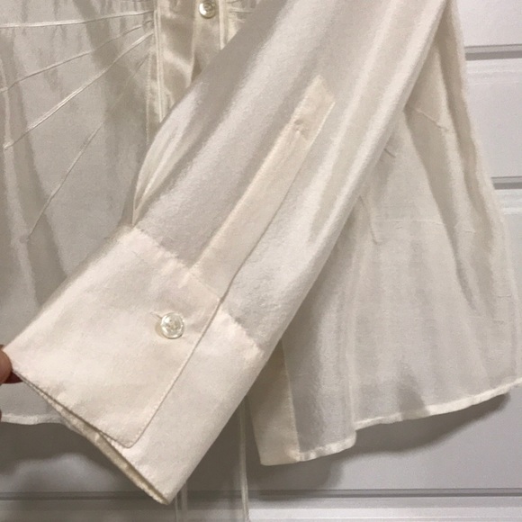 🇮🇹ARMANI Dress Up women’s Blouse long sleeve Size 6 - Picture 7 of 17